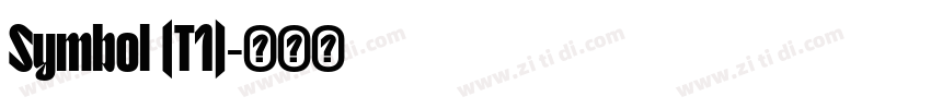 Symbol (T1)字体转换